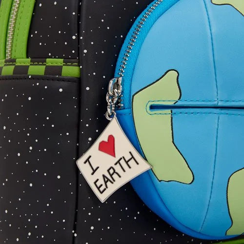 Loungefly Invader Zim Gir Earth Glow-in-the-Dark Mini-Backpack