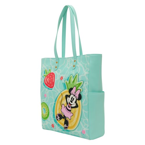 Loungefly Mickey & Minnie Beach Fun Tote Bag