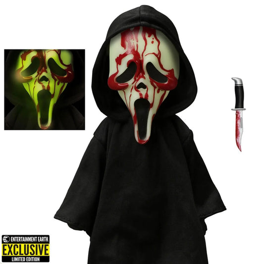 Mezco Toyz Living Dead Dolls Ghost Face Bloody Glow-in-the-Dark - Entertainment Earth Exclusive