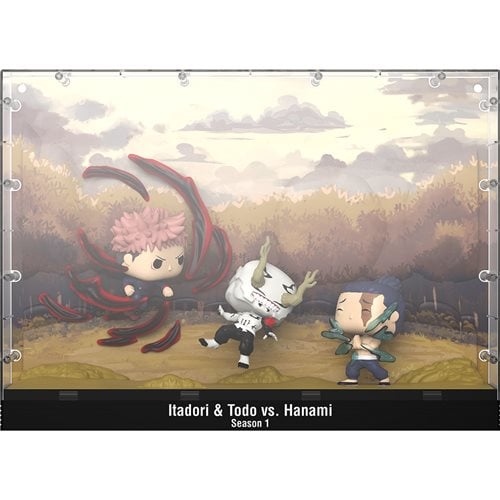 Funko Pop Moment Deluxe Jujutsu Kaisen: Itadori & Todo vs Hanami (06)