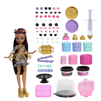 Mattel Monster High  Scary Sweet Birthday Clawdeen Wolf Doll and Playset