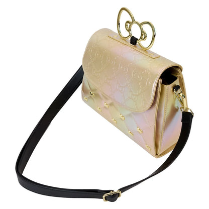 Loungefly Hello Kitty 50th Anniversary Gold Crossbody Bag