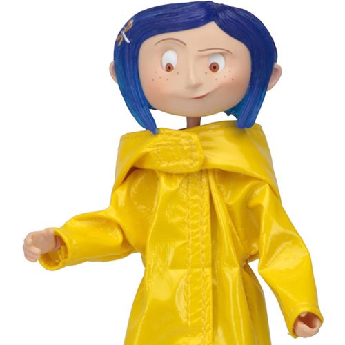 NECA Coraline: Coraline Raincoat Bendy Doll