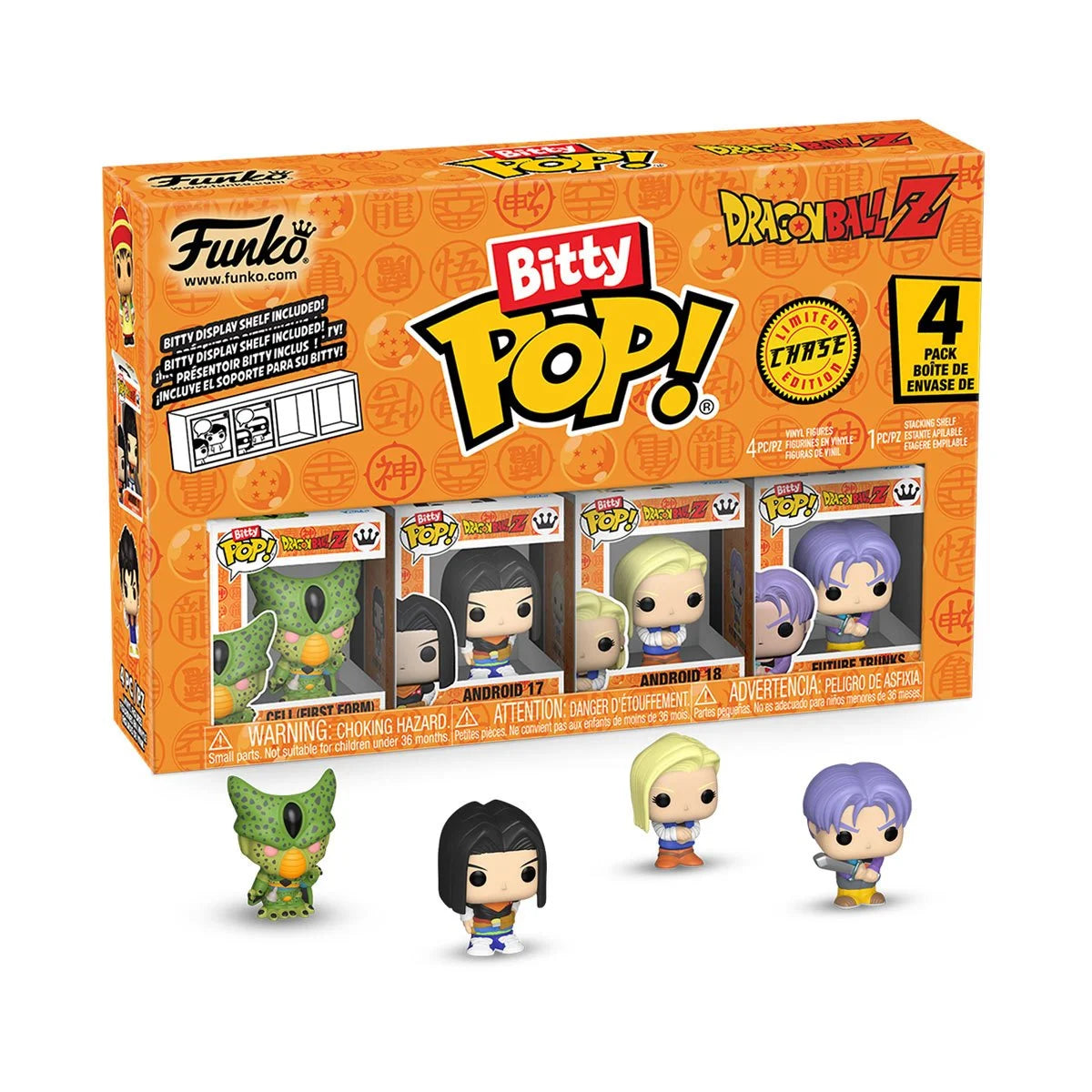 Funko Bitty Pop Dragon Ball Z: Cell (First Form) 4-Pack - Specialty Series