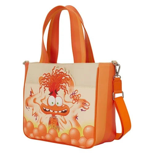 Loungefly Inside Out 2 Anxiety Tote Bag with Coin Bag