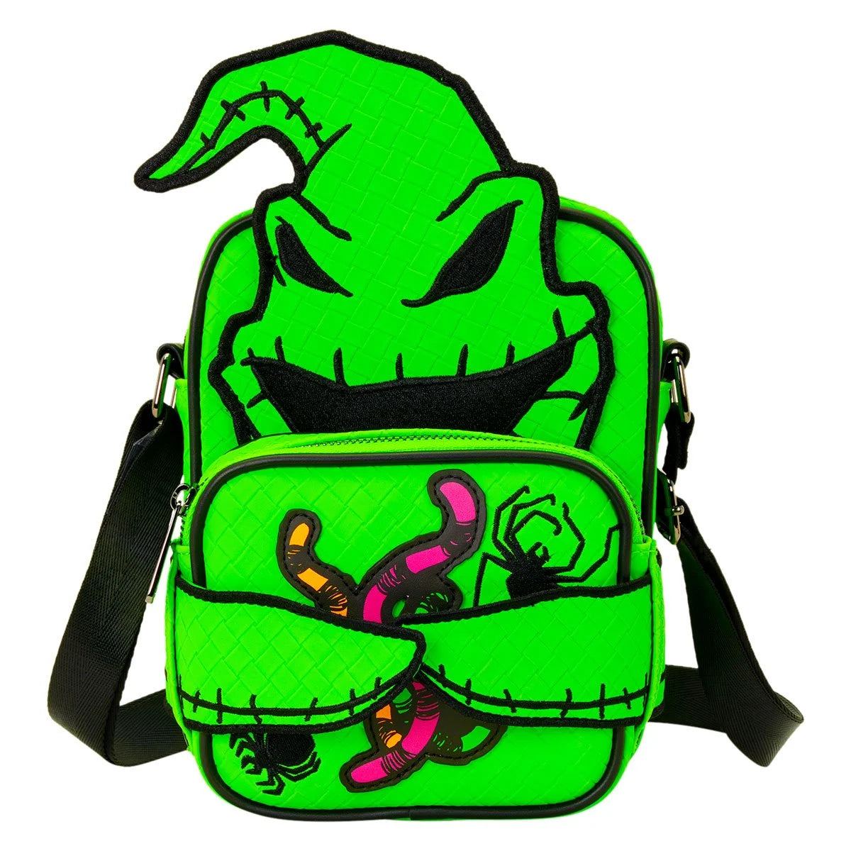Loungefly The Nightmare Before Christmas Oogie Boogie Glow-in-the-Dark Crossbuddies Bag