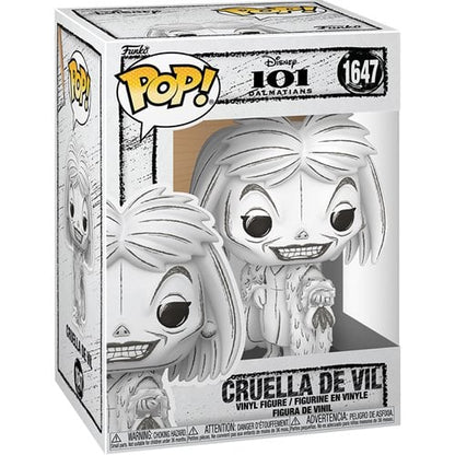 Funko Pop Disney Sketched: 101 Dalmatians Cruella de Vil (1647)