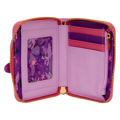 Loungefly Loungefly My Little Pony Twilight Sparkle Cosplay Glitter Zip Around Wallet
