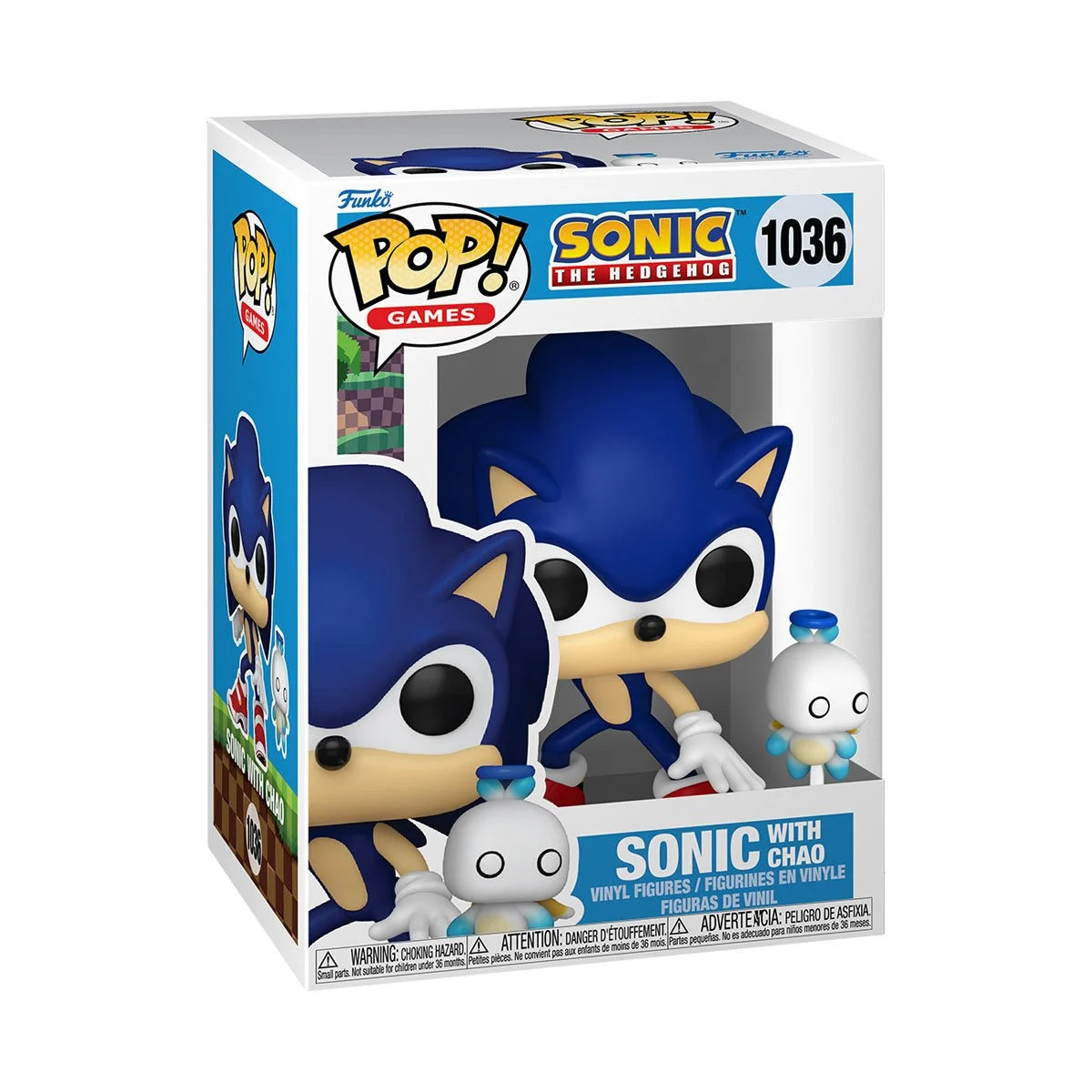 PREVENTA Funko Pop Sonic The Hedgehog: Sonic with Chao (1036)