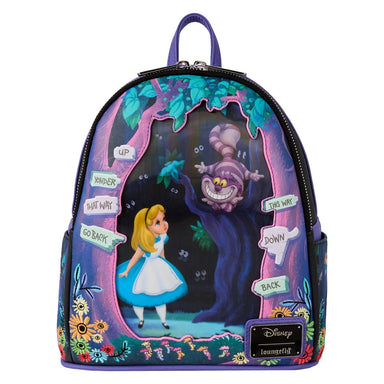 Loungefly Alice In Wonderland Dark Forest Lenticular Mini-Backpack