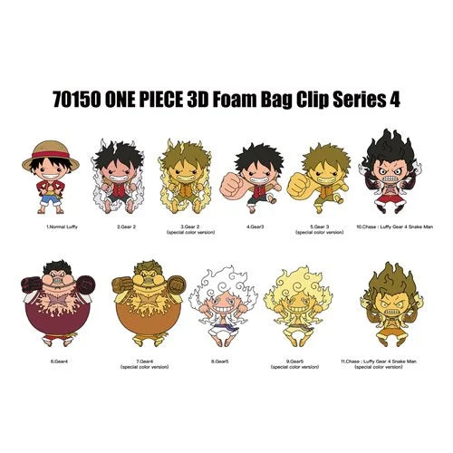 Monogram Foam Bag Clip: One Piece Series 4