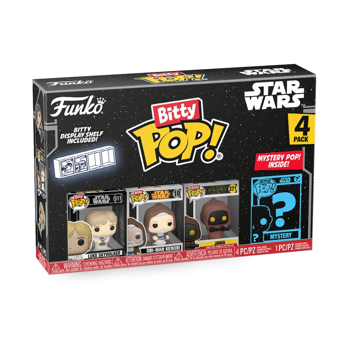 Funko Bitty Pop Star Wars A New Hope: Luke Skywalker 4-Pack