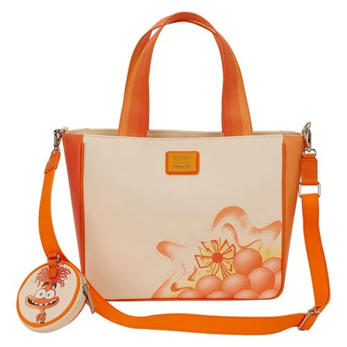 Loungefly Inside Out 2 Anxiety Tote Bag with Coin Bag