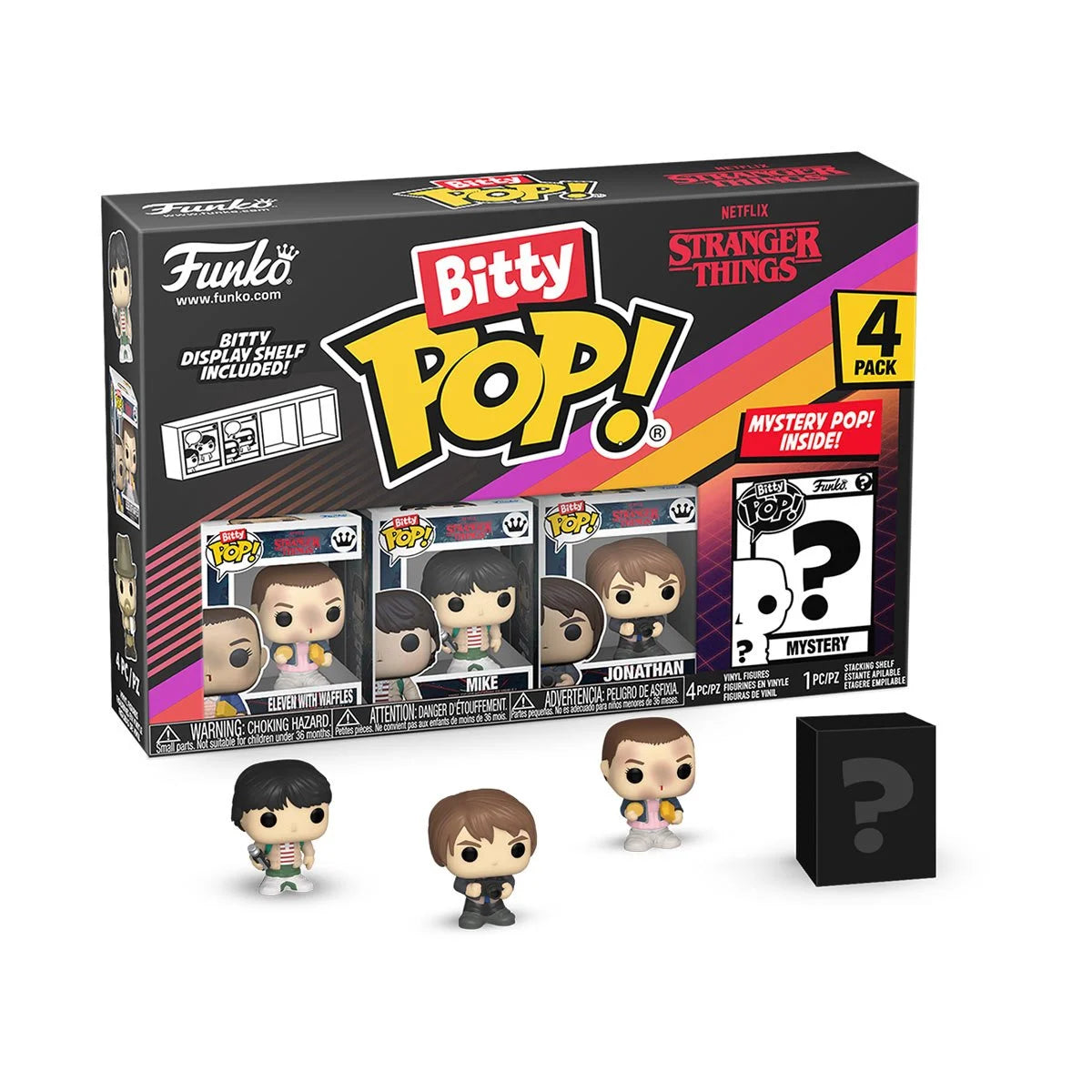 PREVENTA Funko Bitty Pop Stranger Things Season 1: Eleven with Eggos 4-pack