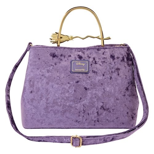 Loungefly Hocus Pocus Velvet Broom Handle Handbag