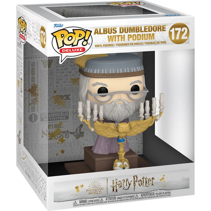 Funko Pop Deluxe Harry Potter: Albus Dumbledore with Podium (172)