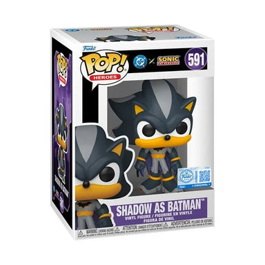 Funko Pop Justice League x Sonic The Hedgehog: Shadow as Batman - Specialty Series (591)