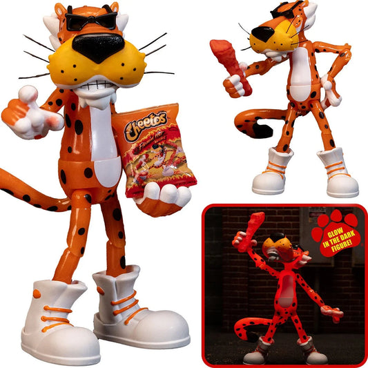 Jada Toys Cheetos: Chester Cheetah Flamin' Hot Glow-in-the-Dark