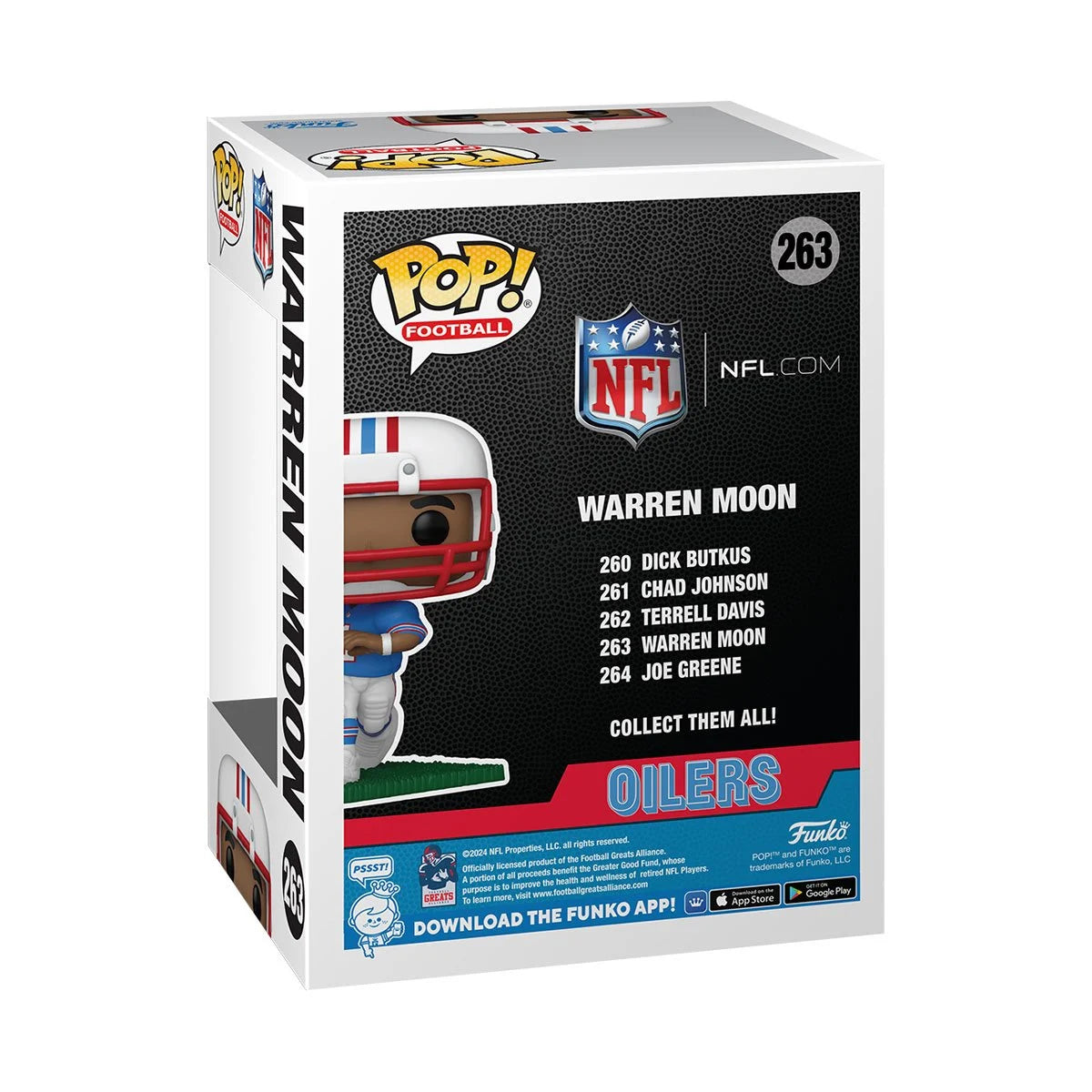 Funko Pop NFL Legends Oilers: Warren Moon (263)