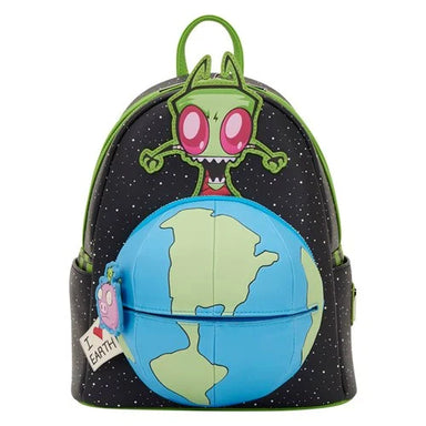 Loungefly Invader Zim Gir Earth Glow-in-the-Dark Mini-Backpack