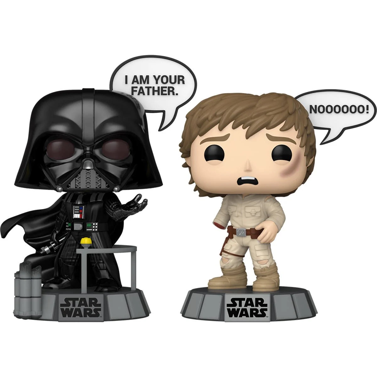 PREVENTA Funko Pop Star Wars: Darth Vader & Luke Skywalker 2-Pack