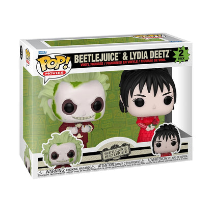 Funko Pop Beetlejuice 2: Beetlejuice & Lydia Deetz 2-Pack