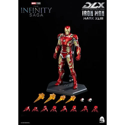 ThreeZero Avengers: Infinity Saga Iron Man Mark 43 DLX 1:12 Scale Action Figure