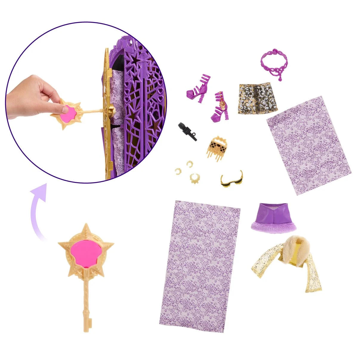 Mattel Monster High Skulltimate Secrets Hauntlywood Mysteries Clawdeen Doll — imagen 6