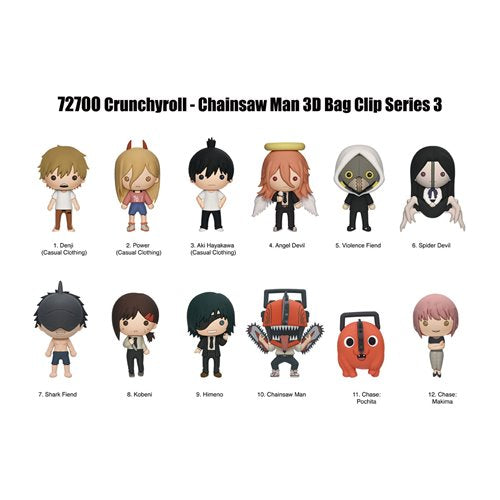 Monogram Foam Bag Clip: Chainsaw Man Series 3 - Individual Sorpresa