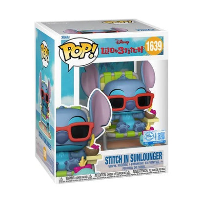 Funko Pop Premium Lilo & Stitch: Stitch in Sunlounger- Entretaiment Earth Exclusive (1639)