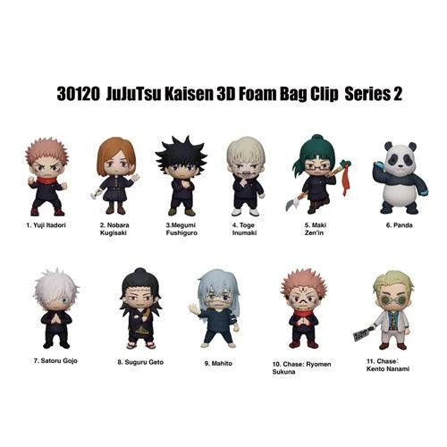 Monogram Foam Bag Clip: Jujutsu Kaisen Series 2 - Individual Sorpresa