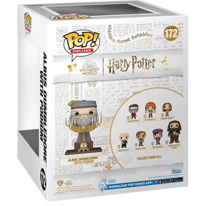 Funko Pop Deluxe Harry Potter: Albus Dumbledore with Podium (172)