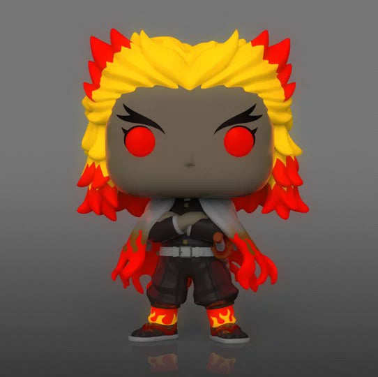 Funko Pop Demon Slayer: Kyojuro Rengoku Glows in the Dark - Walmart Exclusive (1308)