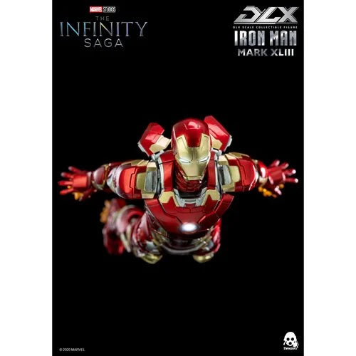 ThreeZero Avengers: Infinity Saga Iron Man Mark 43 DLX 1:12 Scale Action Figure