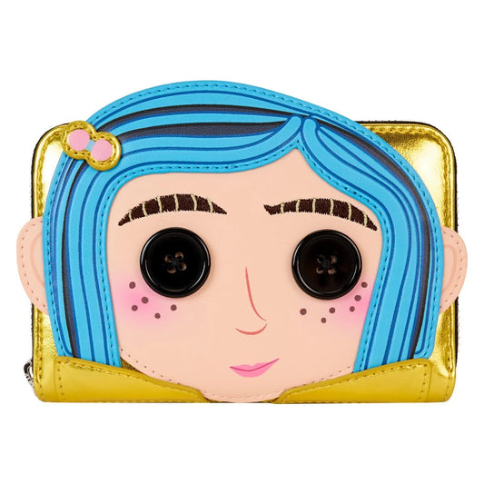 Loungefly Coraline 15th Anniversary: Doll Cosplay Zip-Around Wallet