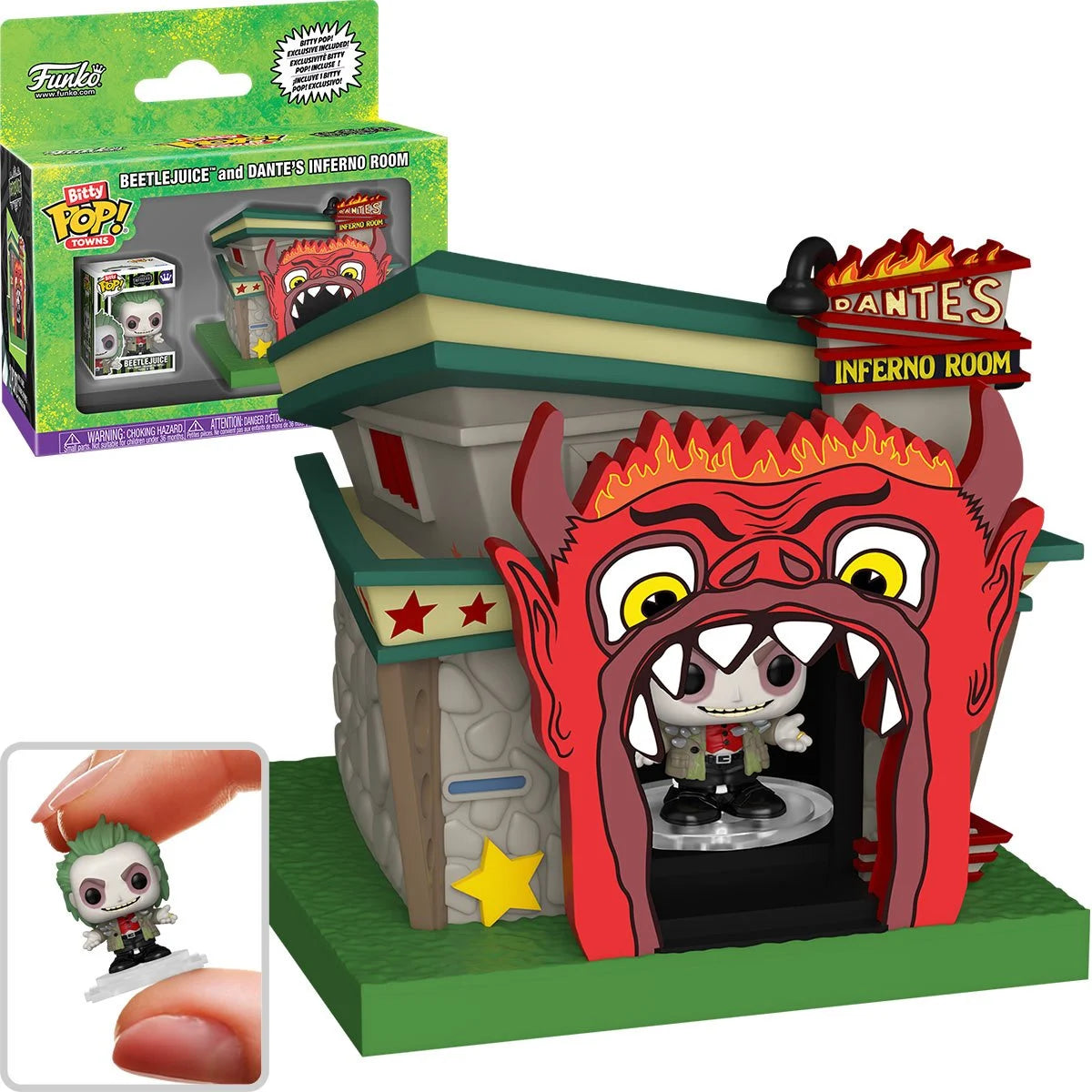 Funko Pop Bitty Town Beetlejuice: Dantes Inferno Room