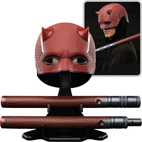Marvel Legends Daredevil: Born Again Mask and Billy Club Prop Replicas