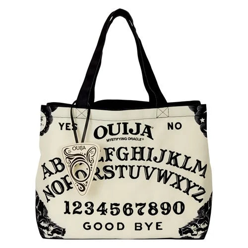 Loungefly Ouija Board Oversize Glow-in-the-Dark Canvas Tote Bag
