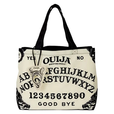 Loungefly Ouija Board Oversize Glow-in-the-Dark Canvas Tote Bag