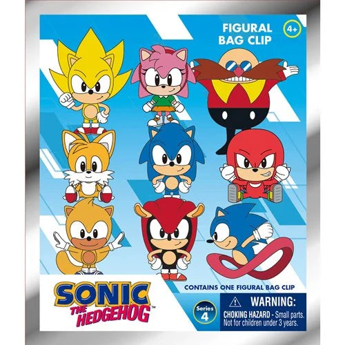 Monogram Foam Bag Clip: Sonic the Hedgehog Series 4 - Individual Sorpresa