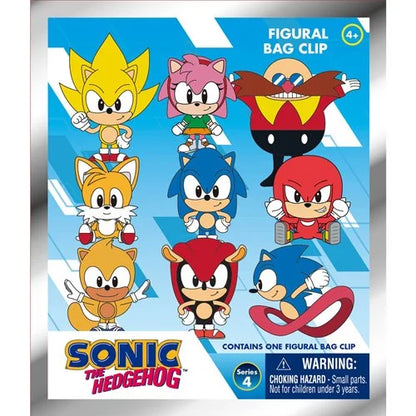 Monogram Foam Bag Clip: Sonic the Hedgehog Series 4 - Individual Sorpresa