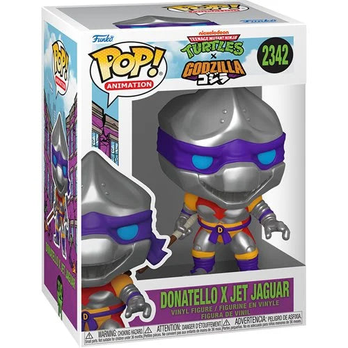 PREVENTA Funko Pop Teenage Mutant Ninja Turtles x Godzilla: Donatello x Jet Jaguar (2342)