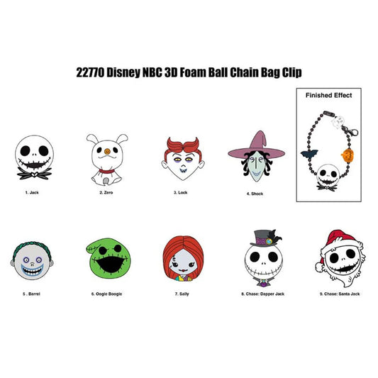 Monogram Foam Charm Bag: The Nightmare Before Christmas Charm Bag Serie 1