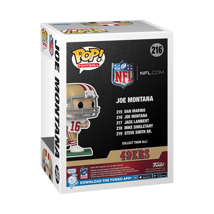 Funko Pop NFL Legends: Joe Montana 49ers (216)