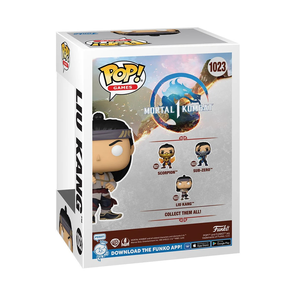 Funko Pop Mortal Kombat 1: Liu Kang (1023)