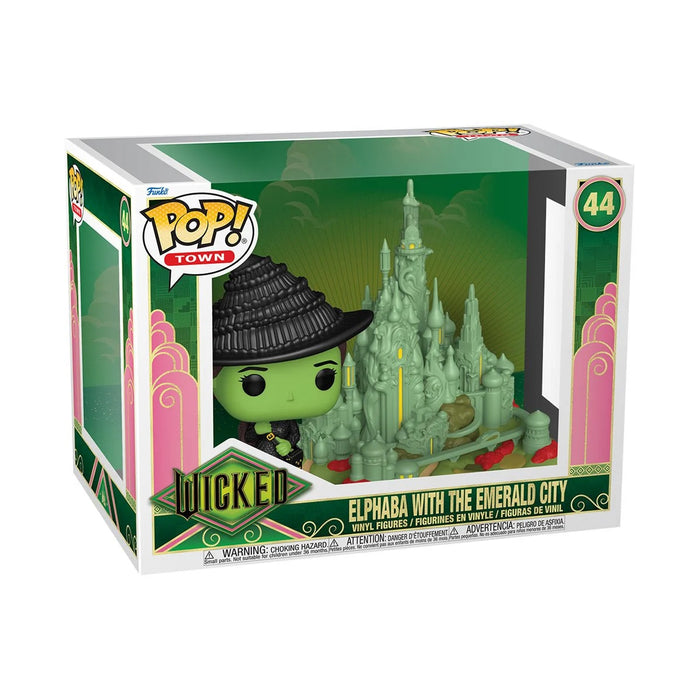 PREVENTA Funko Pop Town Wicked Part 1: Elphaba with The Emerald City (44)