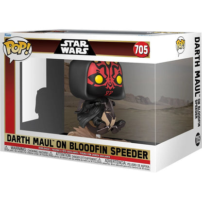 Funko Pop Rides Star Wars Episode I - The Phantom Menace: Darth Maul on Bloodfin Speeder (705)