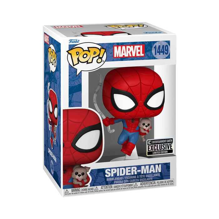 Funko Pop Marvel: Spider-Man with Sandwich the Dog - Entertainment Earth Exclusive (1449)