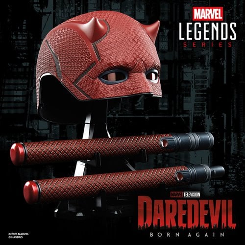 Marvel Legends Daredevil: Born Again Mask and Billy Club Prop Replicas