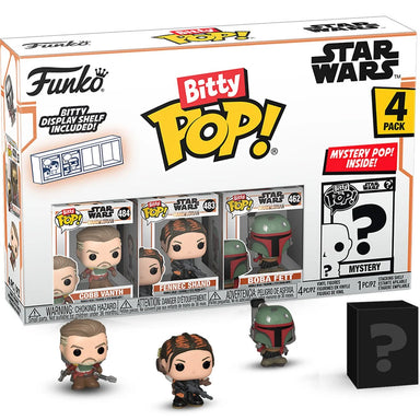 Funko Bitty Pop Star Wars The Mandalorian: Cobb Vanth 4-pack
